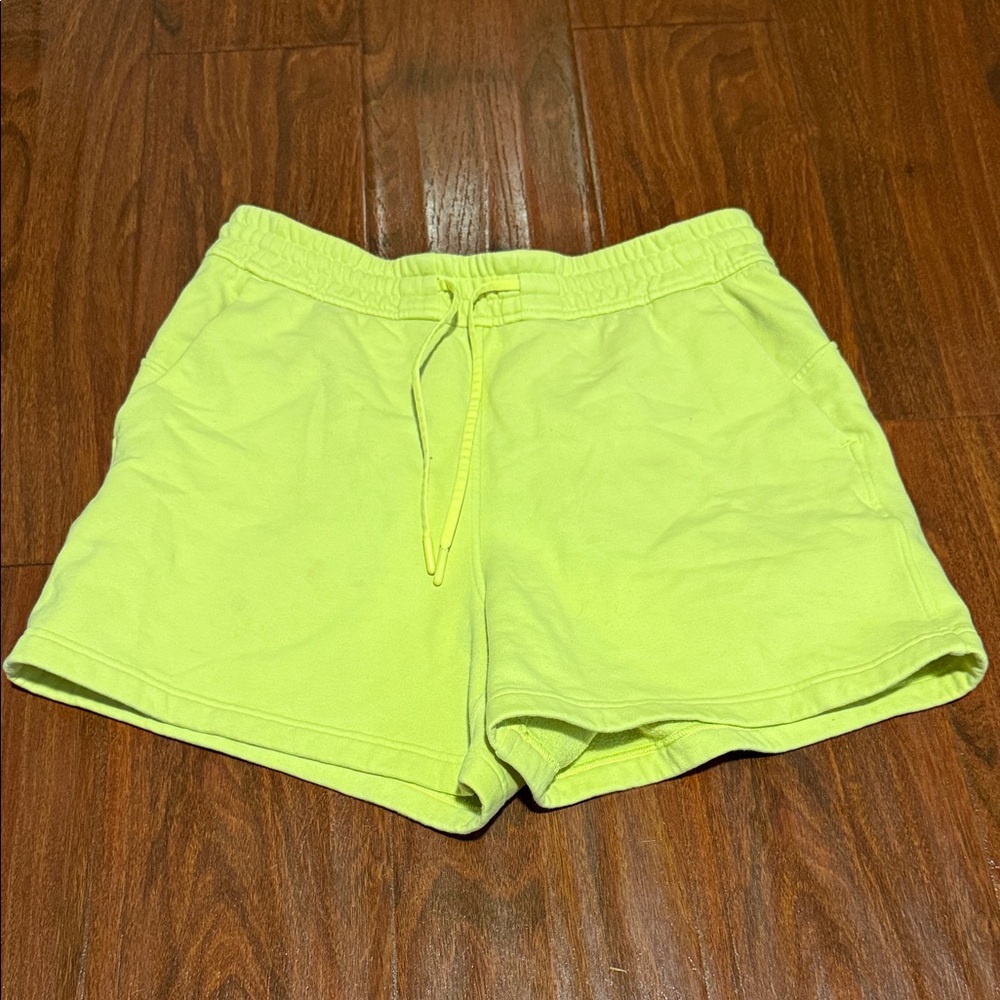 Lululemon Athletica Neon Yellow Athletic Shorts